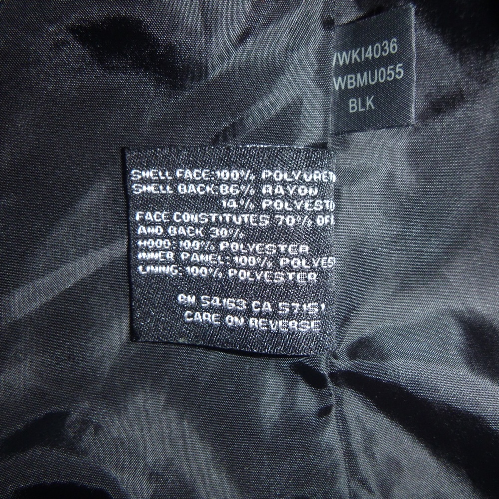 Black Rivet Leather Jacket - image 4